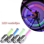 8-Stuks LED verlichting voor ventieltjes in Verschillende Kleuren