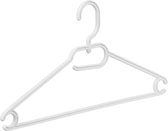 De Kledinghanger Gigant - 30 x Multihanger kunststof wit met draaibare haak, 42 cm