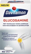Davitamon Glucosamine - met glucosaminesulfaat, mangaan en Vitamine C  -  Voedingssupplement  - 45 tabletten