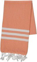Hamamdoek Bala Sultan Orange - 180x100cm - strandlaken - sneldrogende saunahanddoek - zwemhanddoek - sneldrogende handdoeken - saunadoek