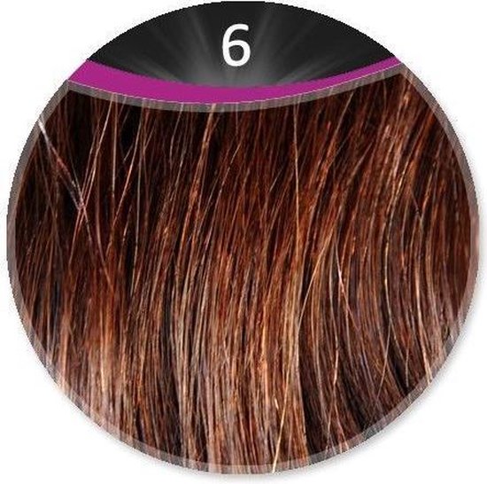 Gra Mathair Great Hair Extensions Full Head Clip In - straight #6 50cm | bol