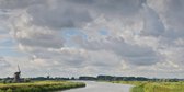 Fotobehang Ruysdael wolken boven de Rotte 350 x 260 cm