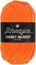 Scheepjes Chunky Monkey 100g - 1256 Neon Orange - Oranje