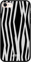 iPhone 7 Hoesje TPU Case - Zebra Print #ffffff