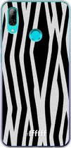 Huawei P Smart (2019) Hoesje Transparant TPU Case - Zebra Print #ffffff