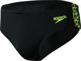 Speedo - Slip - Boomstar Splice 7 cm Brief - Zwart/Geel - 34 (M)