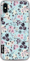 Casetastic Apple iPhone X / iPhone XS Hoesje - Softcover Hoesje met Design - Flowers Pastel Print