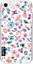 Casetastic Apple iPhone 7 / iPhone 8 / iPhone SE (2020) Hoesje - Softcover Hoesje met Design - Flowers Wild Nature Print