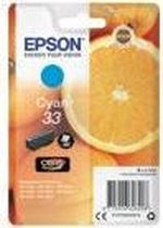 Epson 33 - 4.5 ml - cyaan - origineel - blisterverpakking met RF / akoestisch alarm - inktcartridge - voor Expression Home XP-530, 630, 635, 830; Expression Premium XP-540, 630, 640, 645, 830