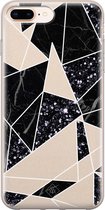 iPhone 8 Plus/7 Plus hoesje siliconen - Abstract painted | Apple iPhone 8 Plus case | TPU backcover transparant
