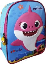 Baby Shark Peuterrugzak Mama Haai - 29 x 24 x 9 cm - Blauw