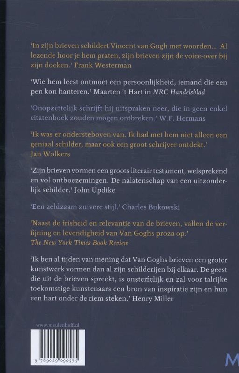 Vincent van Gogh - back cover