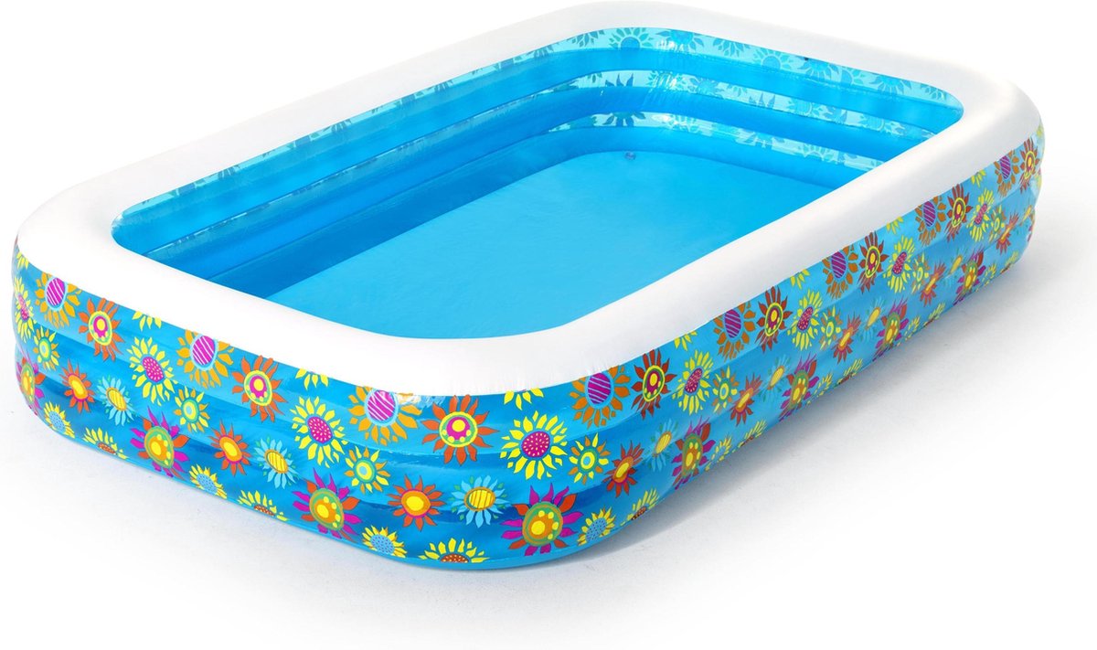 Bestway Kinderbad Flora Jumbopool 305 x 183 x 56 cm Bloemen