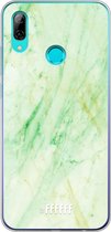 Huawei P Smart (2019) Hoesje Transparant TPU Case - Pistachio Marble #ffffff