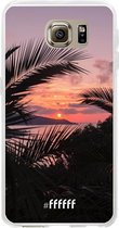 Samsung Galaxy S6 Hoesje Transparant TPU Case - Pretty Sunset #ffffff
