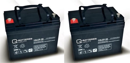Q-Batteries 12LCP36 LCP 12V 36Ah AGM