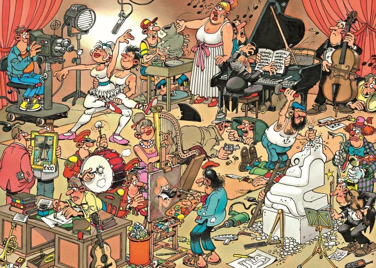 Jan van Haasteren The Artists puzzel - 150 stukjes | bol.com