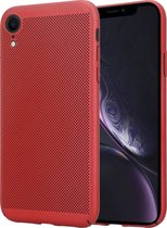 geschikt voor Apple iPhone Xr dun design hoesje - rood