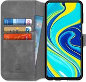 DG Ming Retro Portemonnee Xiaomi Redmi Note 9S / 9 Pro Hoesje Grijs