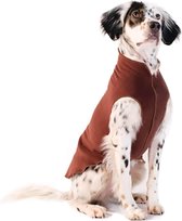 Goldpaw - Stretch Fleece Pullover - Rekbare Hondenjas/Hondentrui -  Chestnut (bruin) - Maat 26 (>30kg)