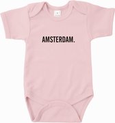 Baby rompertje Amsterdam | Lange mouw 62/68 wit