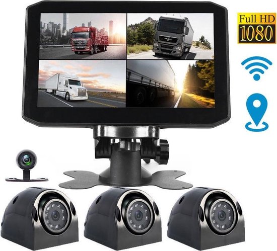 Motocam X17 4CH Wifi GPS FullHD vrachtwagen dashcam | bol.com