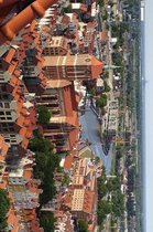 Aerial View of the City Gdansk, Poland Journal: Take Notes, Write Down Memories in this 150 Page Lined Journal