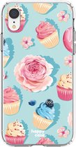 HappyCase Apple iPhone XR Hoesje Flexibel TPU Toetjes Print