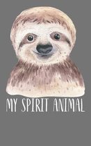 My spirit animal: You like it comfortable and cozy? Then the smiling little sloth is your spirit animal and this notebook is perfect jus