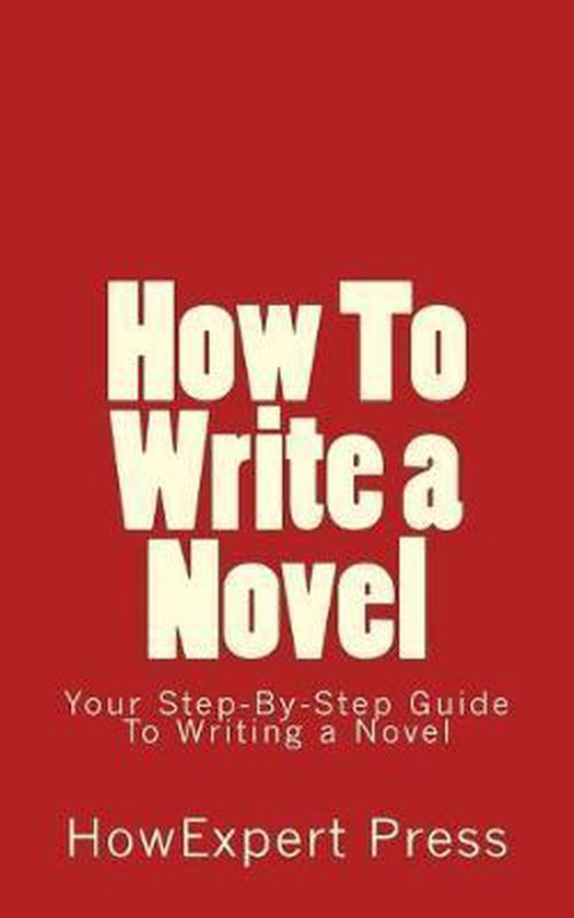 How To Write a Novel - cover