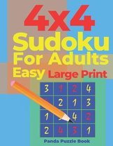 4x4 sudoku for adults Easy Large Print