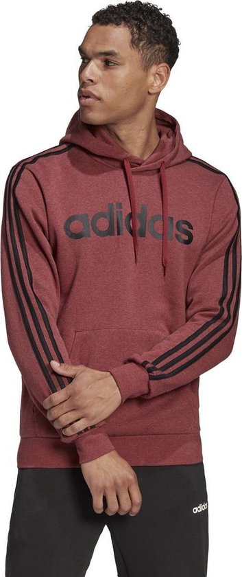 adidas Essential 3-Stripes sweater heren rood | bol.com