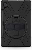 Shop4 - Samsung Galaxy Tab S6 Lite Hoes / Tab S6 Lite 2022 Hoes - Extreme Case met Grip Zwart