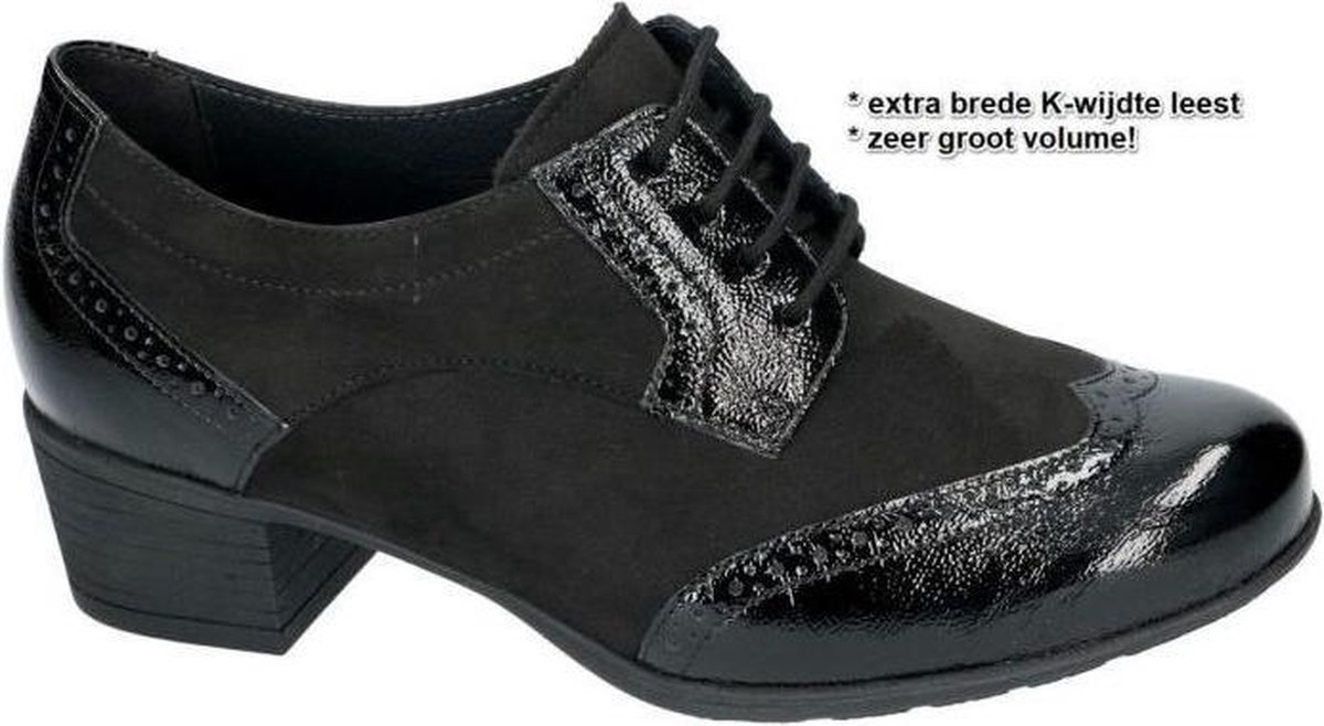 Solidus - Femme - noir - talon de chaussure à lacets - pointure 35½ |  bol.com