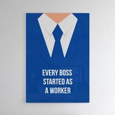 Boss - Walljar - Wanddecoratie - Schilderij - Canvas