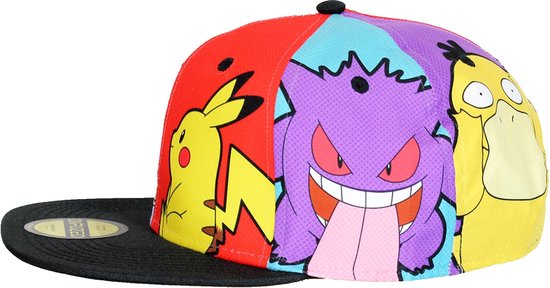 Pokémon Characters Pop Art Snapback Cap Pet Multicolor - Officiële  Merchandise | bol.com