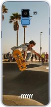 Samsung Galaxy J6 (2018) Hoesje Transparant TPU Case - Let's Skate #ffffff