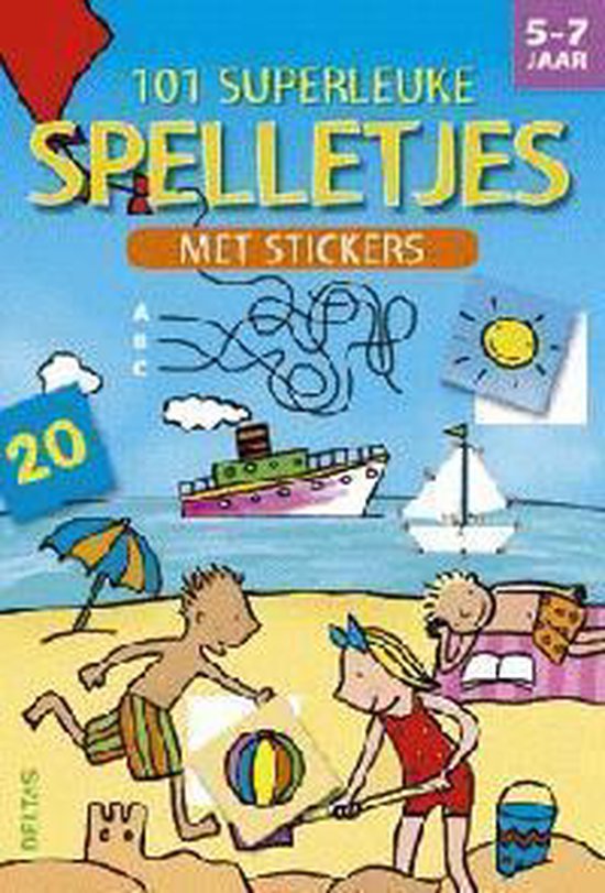 Cover van het boek '101 superleuke spelletjes met stickers / 5-7 jaar'