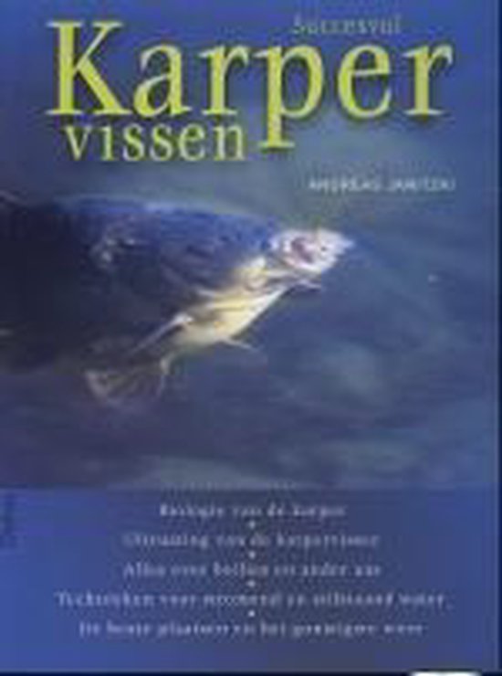 Cover van het boek 'Succesvol Karpervissen'