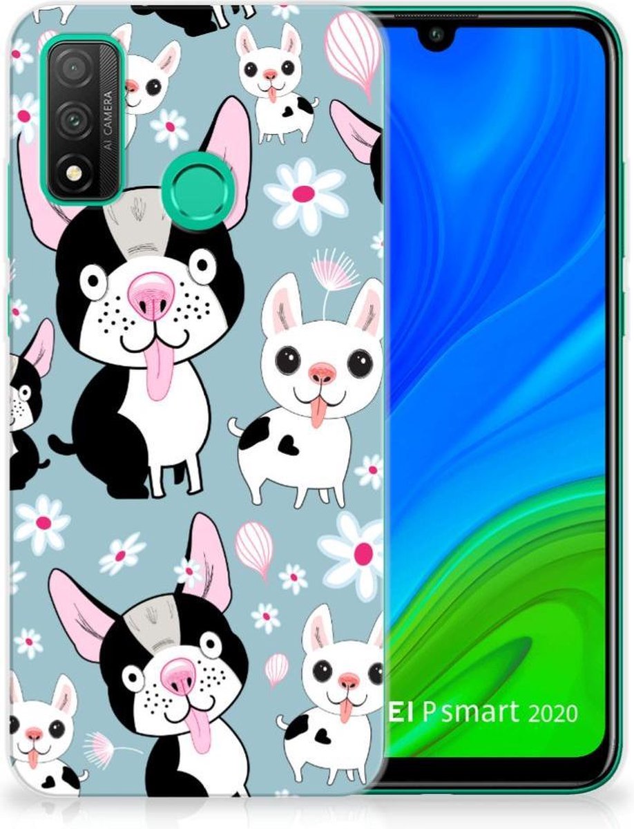 Huawei P Smart 2020 TPU Hoesje Hondjes