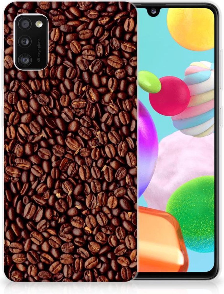 Samsung Galaxy A41 Siliconen Case Koffiebonen