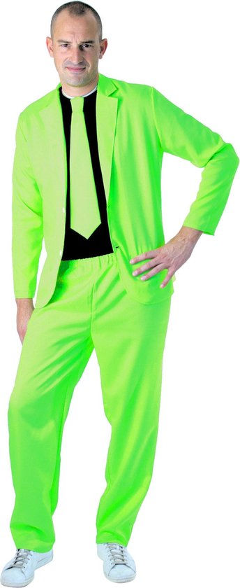 koffer Jolly officieel PARTYPRO - Fluo groen fashion kostuum voor volwassenen | bol.com