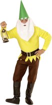 WIDMANN - Geel tuinkabouter kostuum voor volwassenen - Medium - Volwassenen kostuums