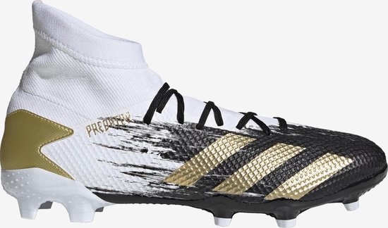adidas PREDATOR 20.4 Gras / Kunstgras Voetbalschoenen (FxG) Zwart Wit Zwart  - Voetbalwinkel.nl
