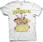 The Flintstones Heren Tshirt -L- The Flintstones Wit