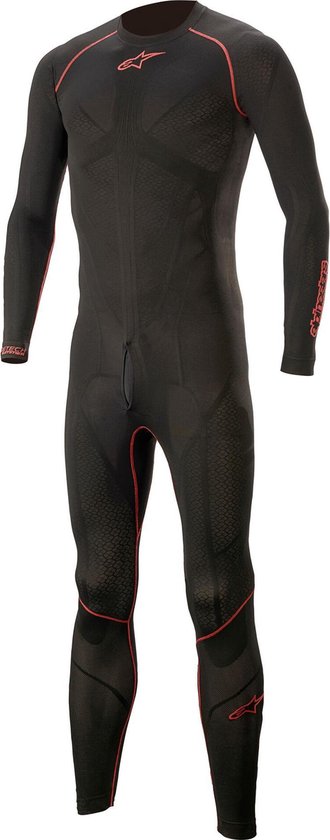 Alpinestars Ride Tech Lite Zwart Rood 1 Piece - Maat XS-S -