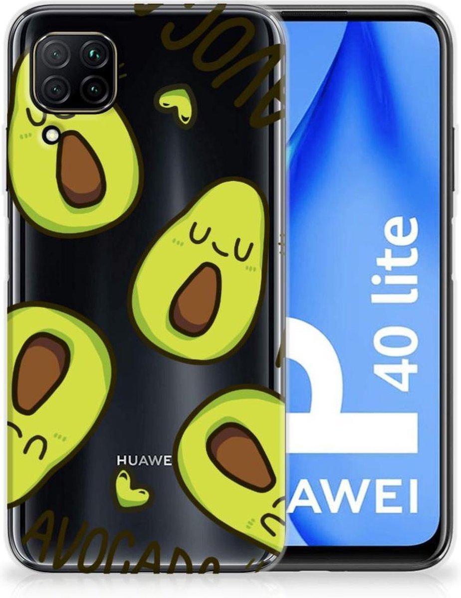 Huawei P40 Lite Telefoonhoesje met Naam Avocado Singing