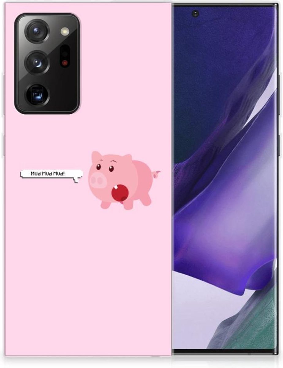 Samsung Galaxy Note20 Ultra Telefoonhoesje met Naam Pig Mud