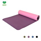 Love Generation ● Eco Yoga Mat ● 6mm dik ●  TPE ● Paars