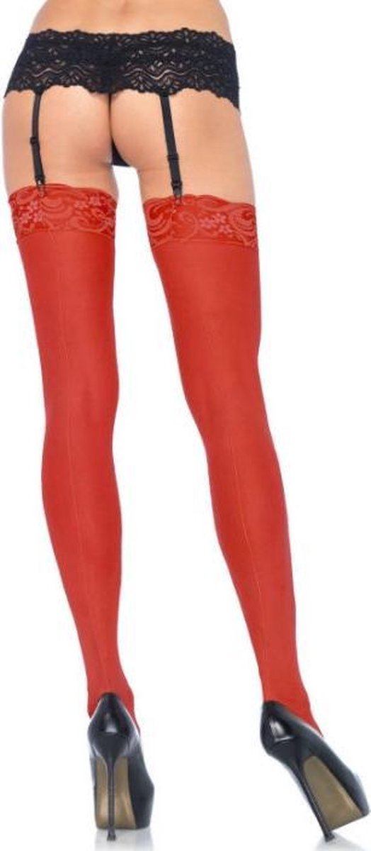 Sheer backseam stockings